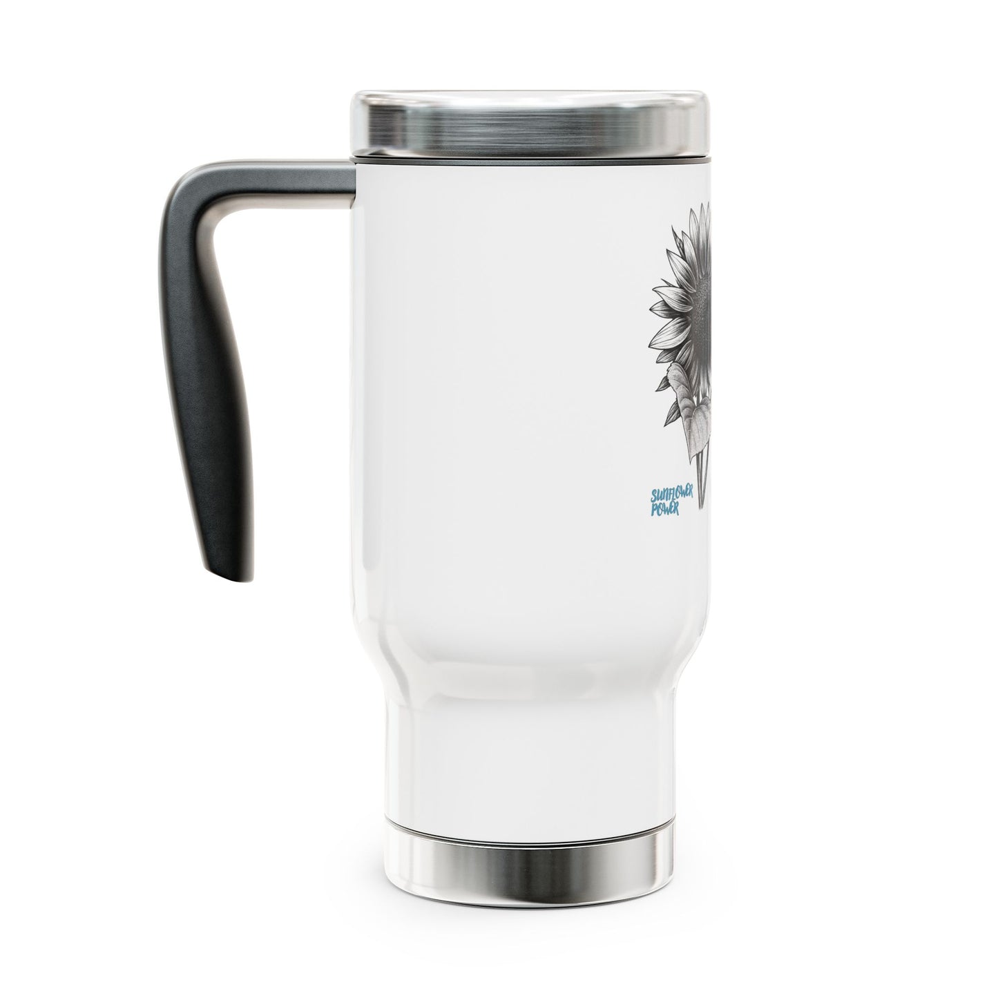 Sunflower Power - No Growth In Comfort 14oz Travel Mug
