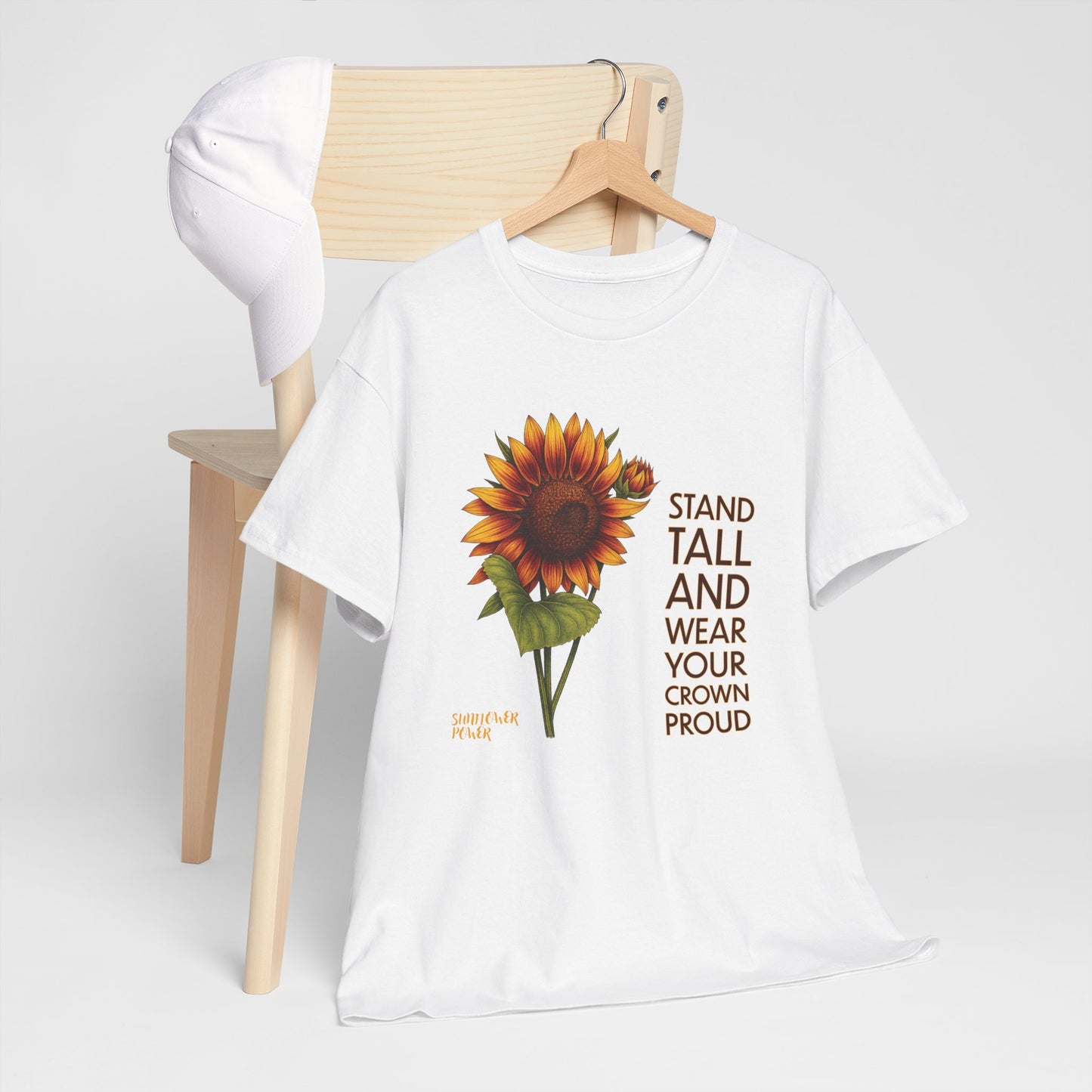 Sunflower Power Tee - Wear Your Crown Proud