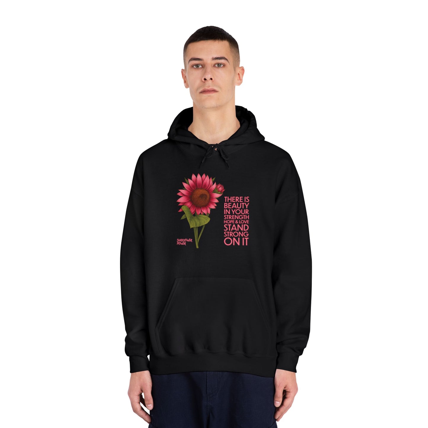 Sunflower Power Hoodie: Stand Strong On It