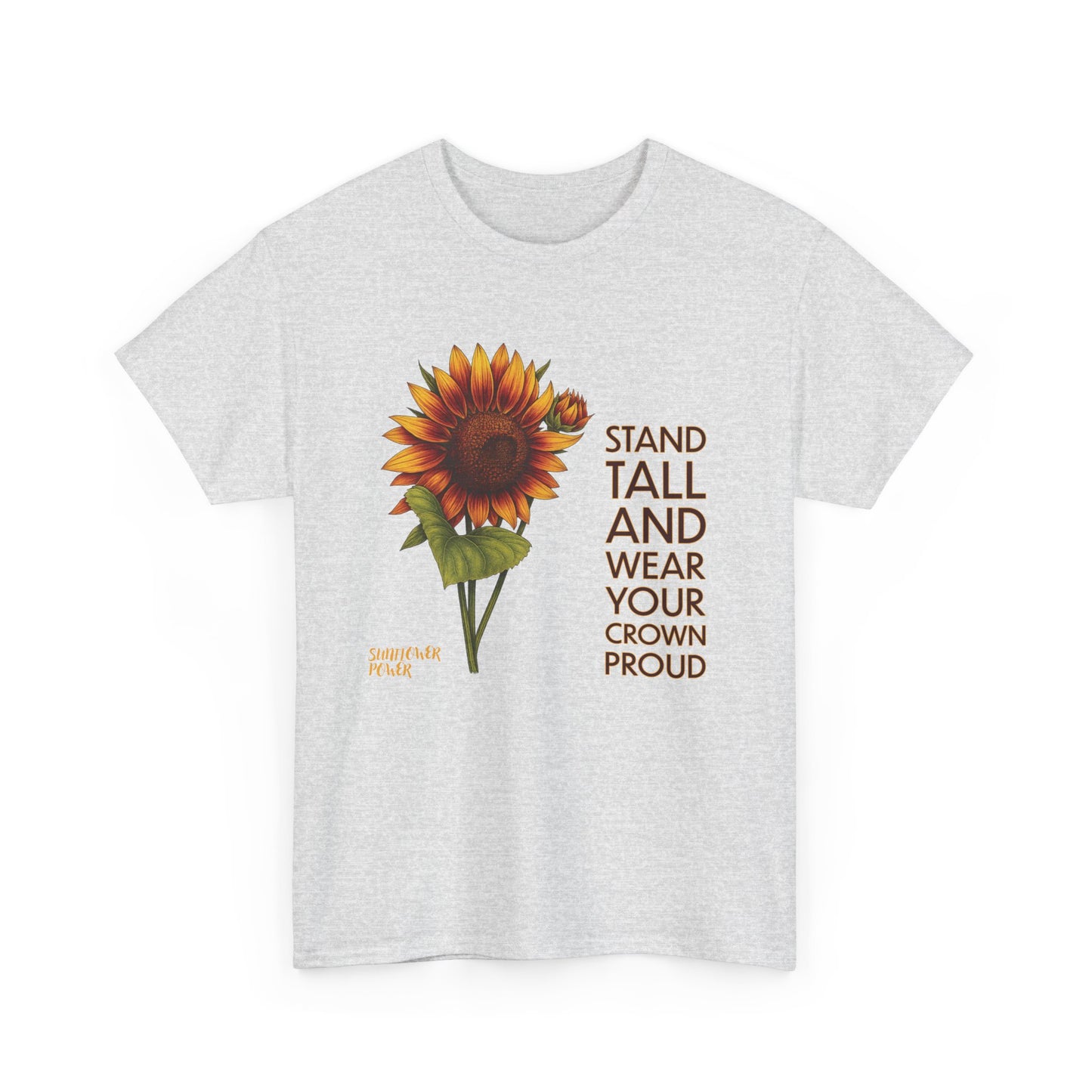 Sunflower Power Tee - Wear Your Crown Proud