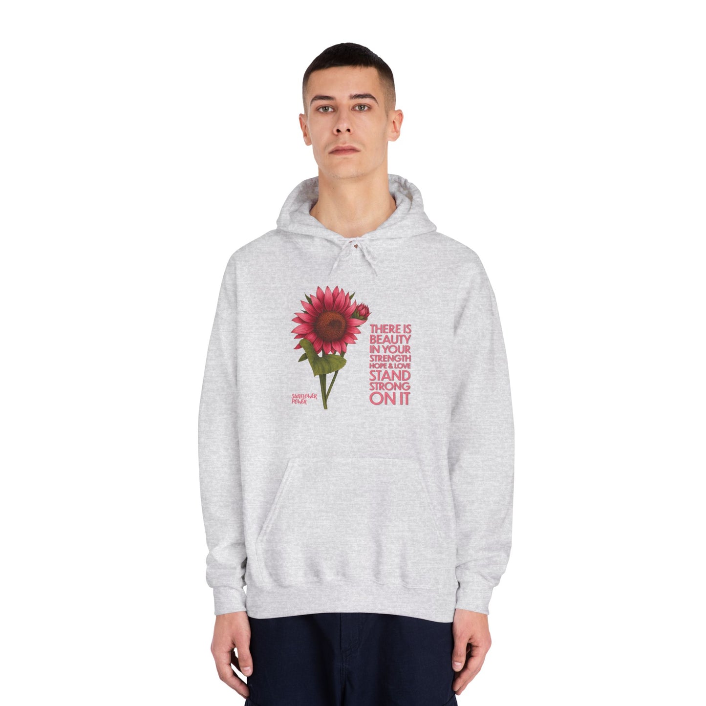 Sunflower Power Hoodie: Stand Strong On It