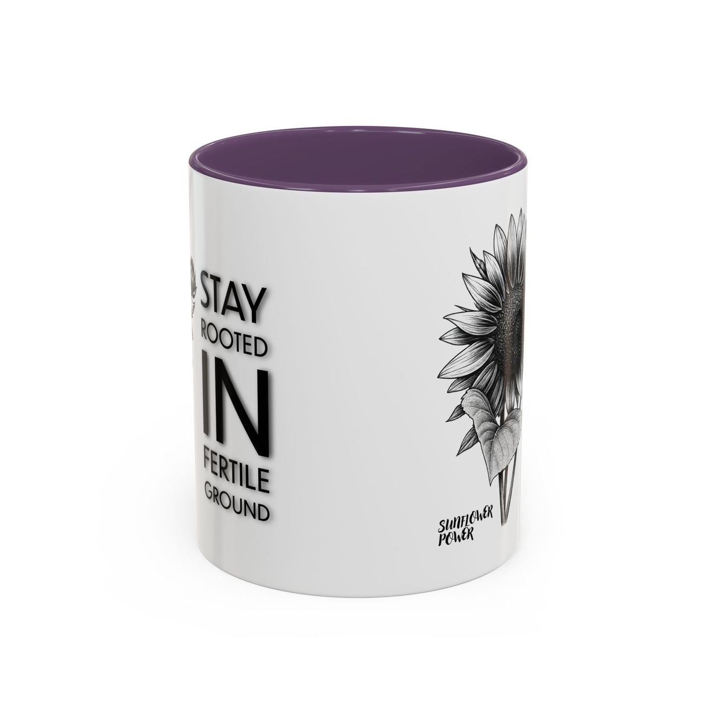 Sunflower Power: Stay Rooted Mug (11oz)
