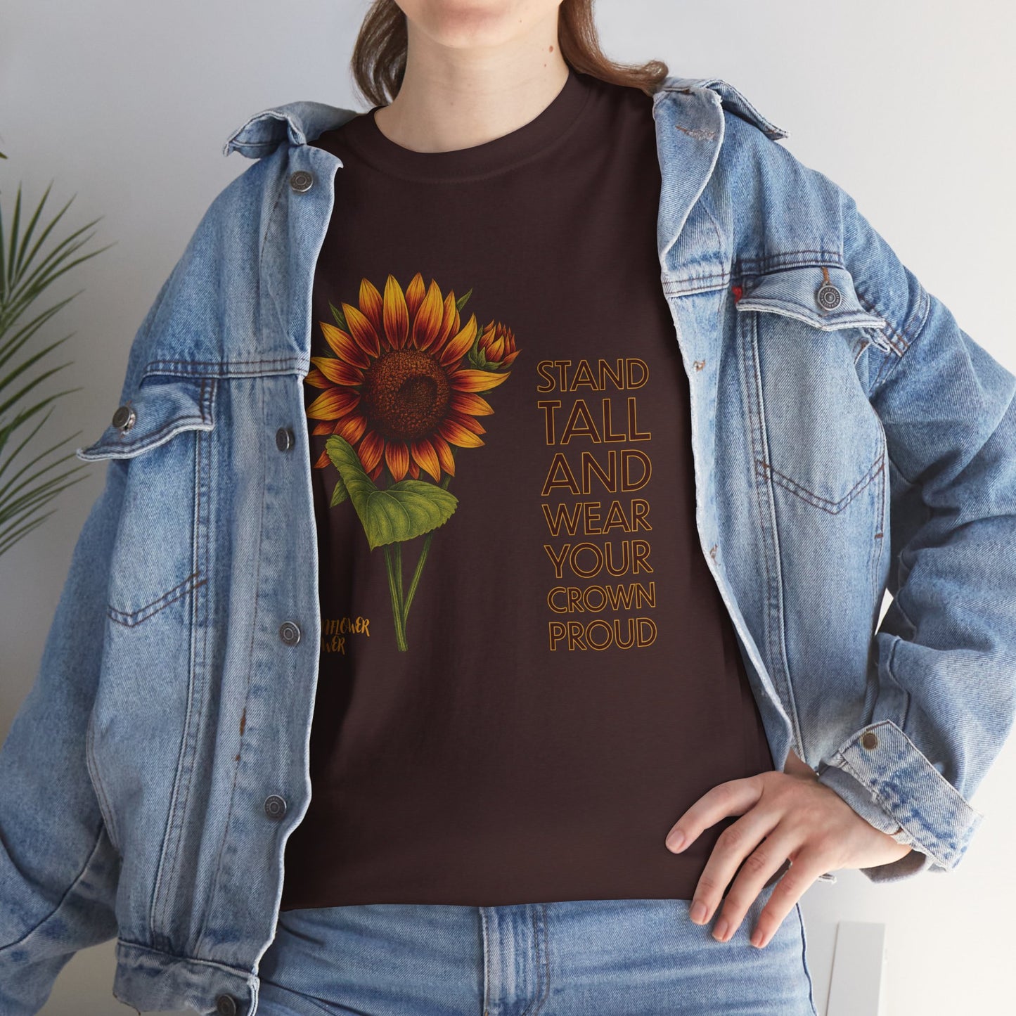 Sunflower Power Tee - Wear Your Crown Proud