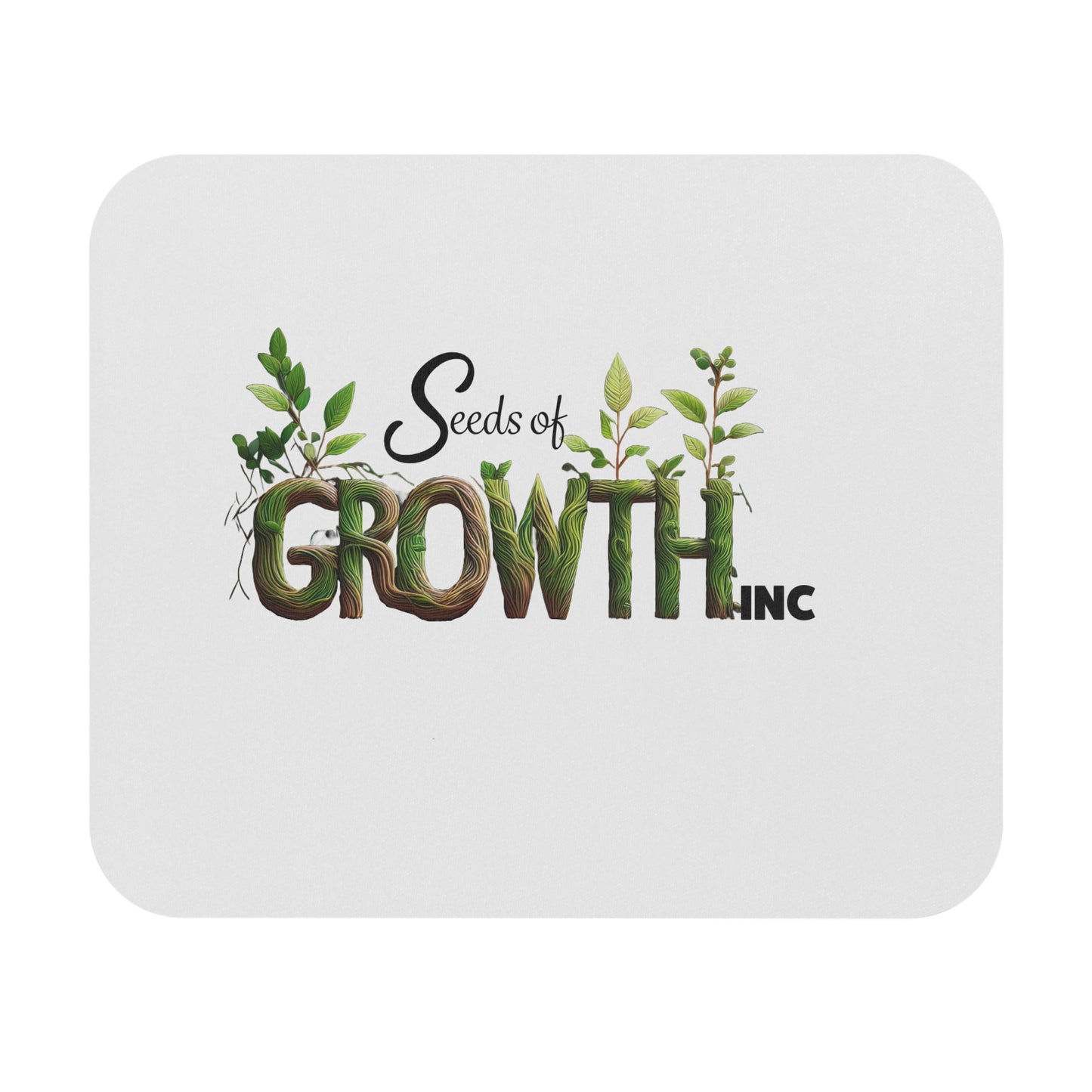 Seeds of Growth Inc. Logo Mousepad (Rectangle)