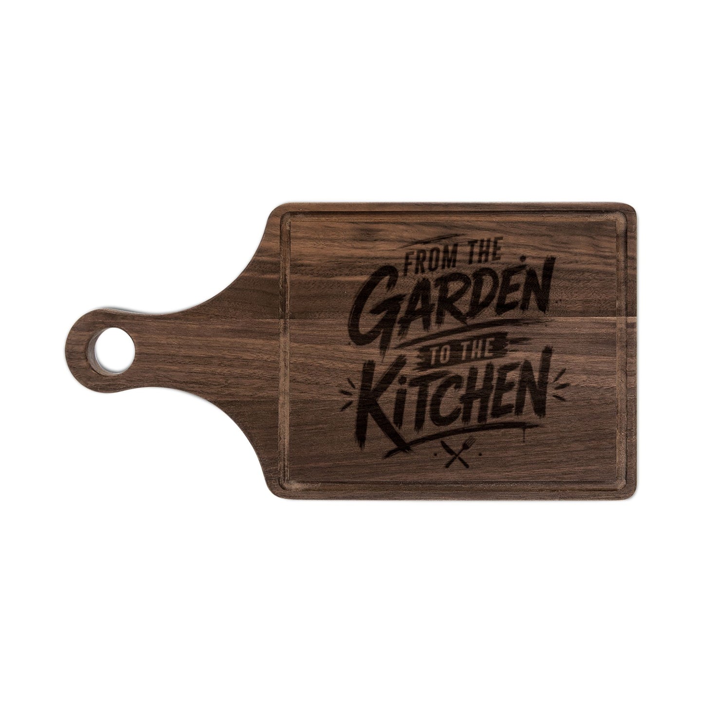 From The Garden To The Kitchen Engraved Wooden Cutting Board