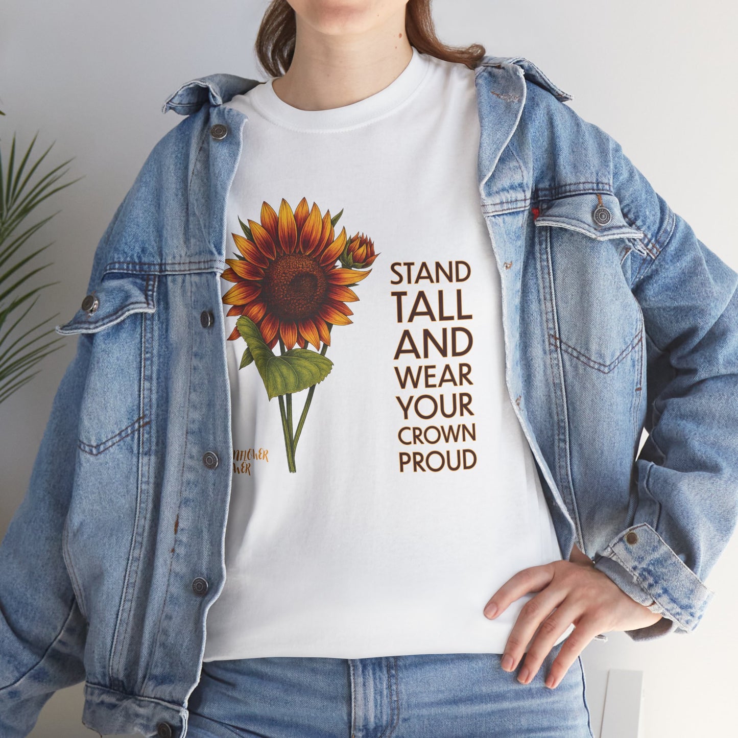 Sunflower Power Tee - Wear Your Crown Proud