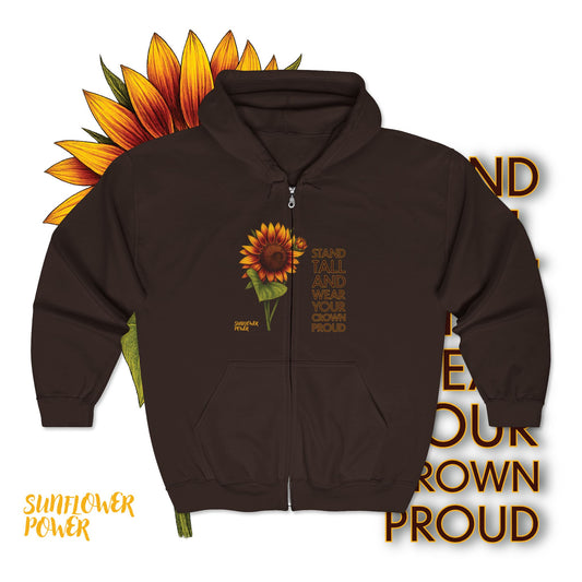 Wear Your Crown Proud - Full Zip Hoodie