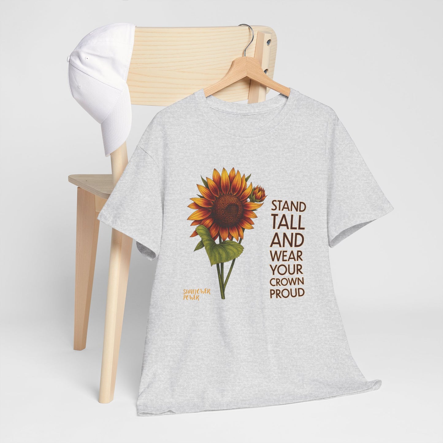 Sunflower Power Tee - Wear Your Crown Proud