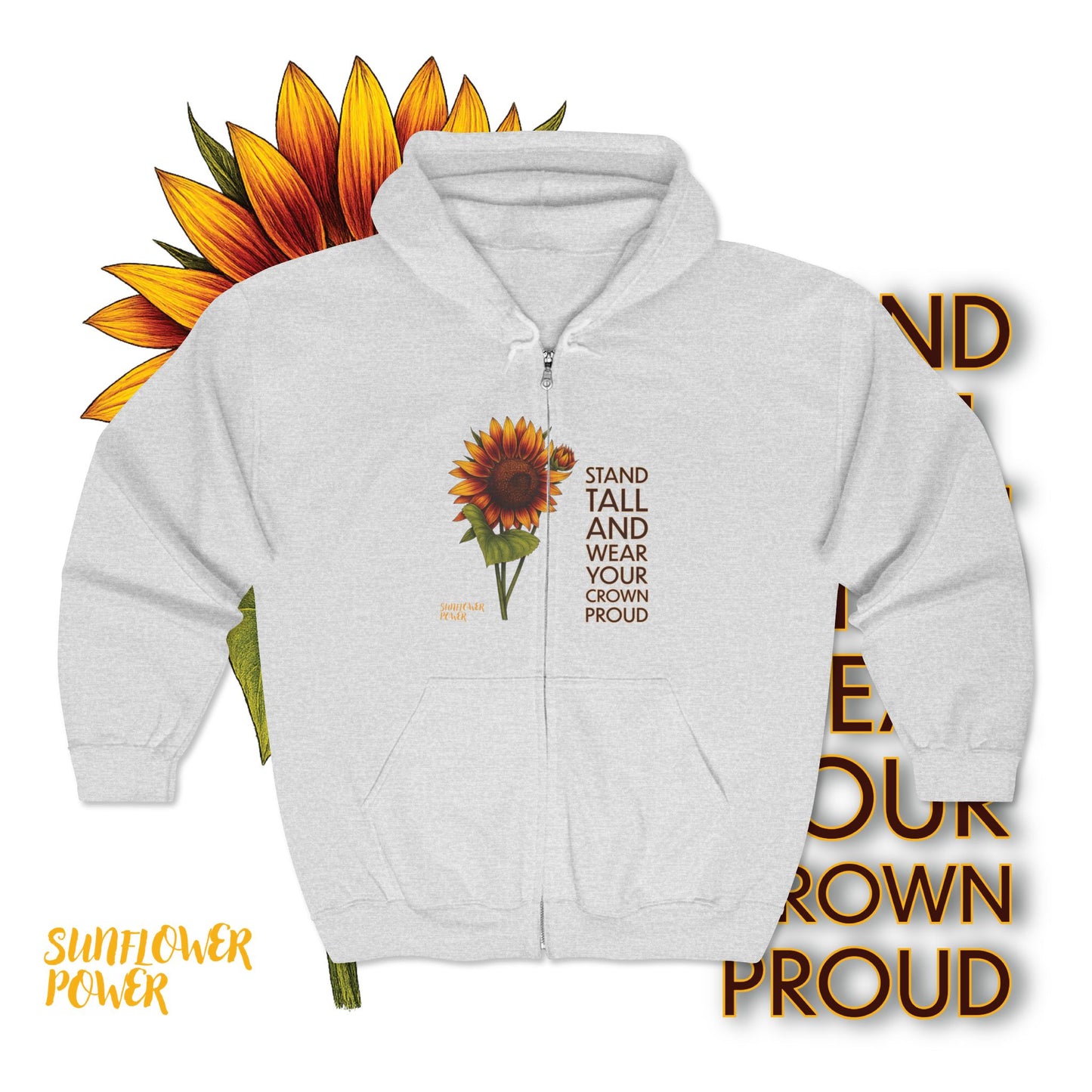 Wear Your Crown Proud - Full Zip Hoodie