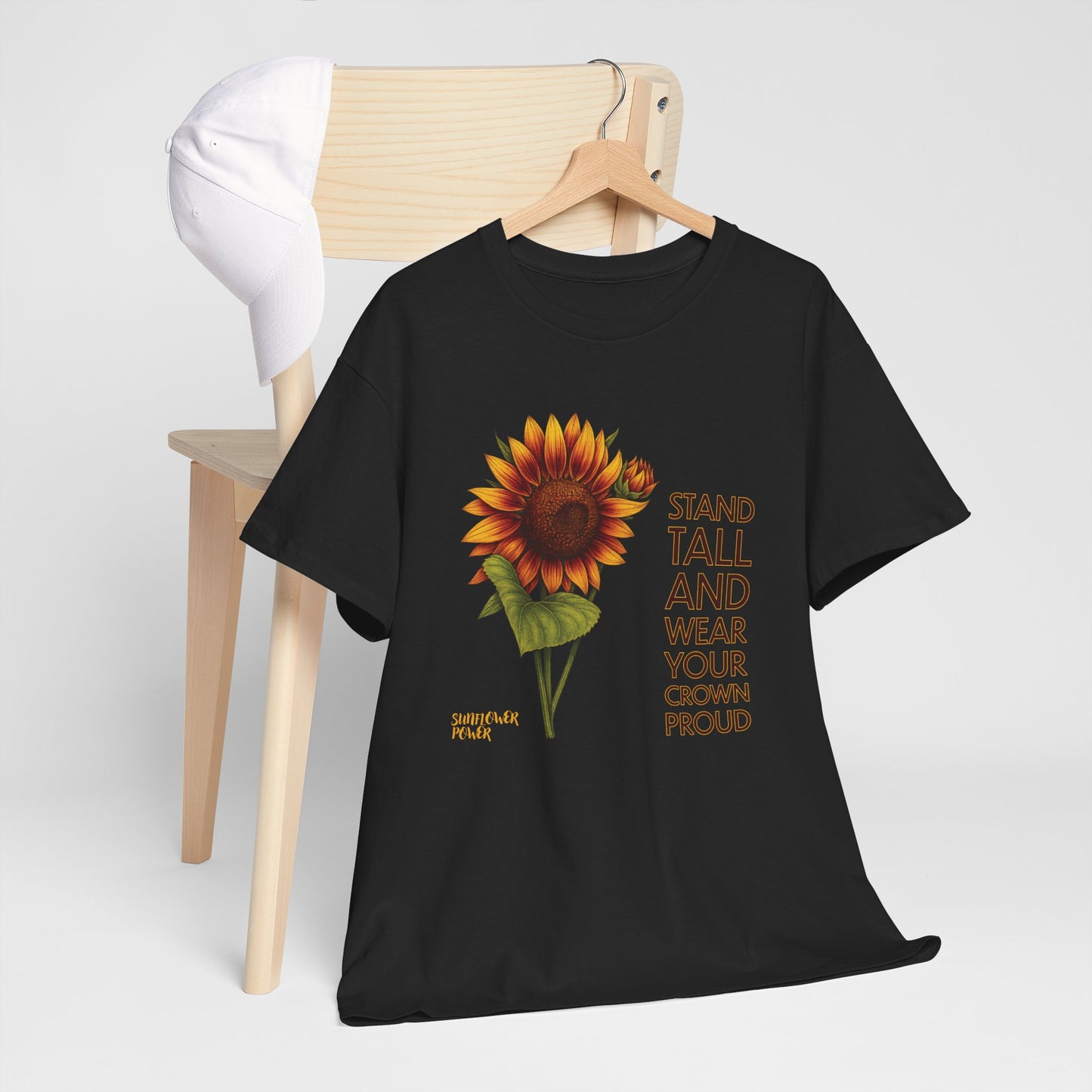 Sunflower Power Tee - Wear Your Crown Proud