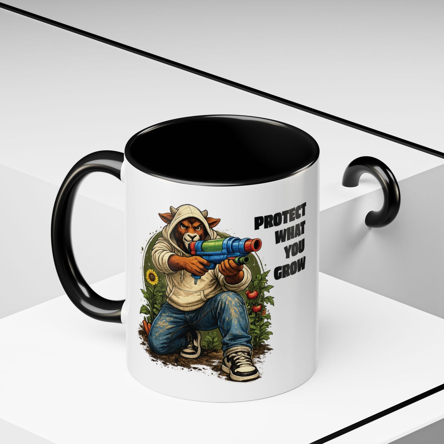 The Goat Protect What You Grow 11 oz Coffee Mug