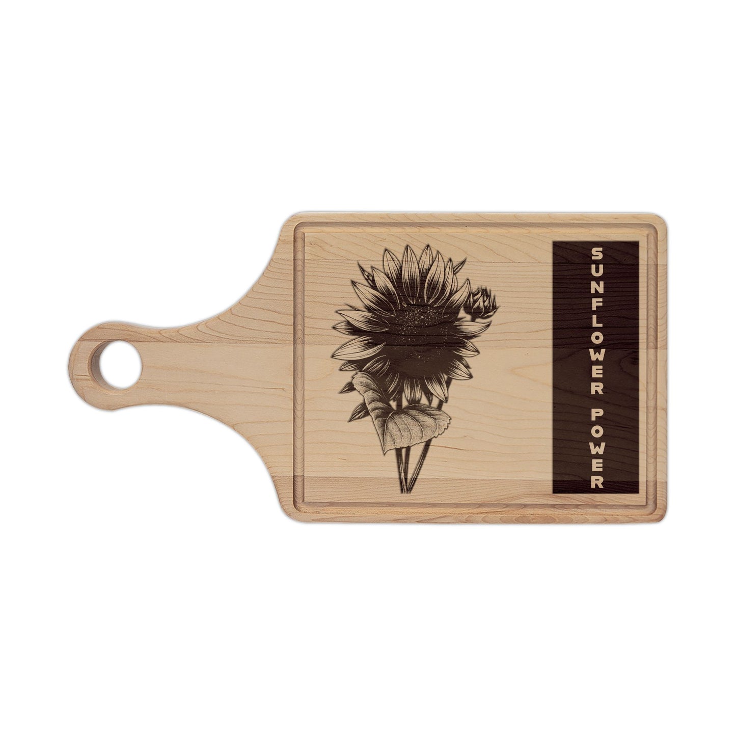 Sunflower Power Wooden Cutting Board