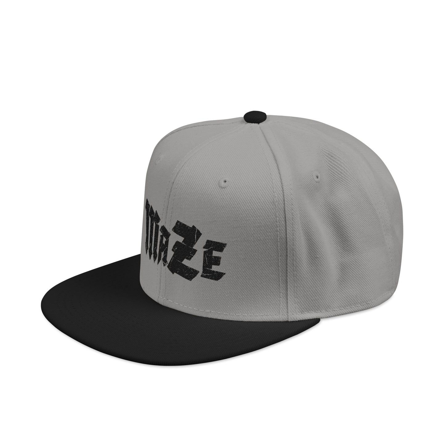 MAZE Black Logo Snapback (Embroidery)