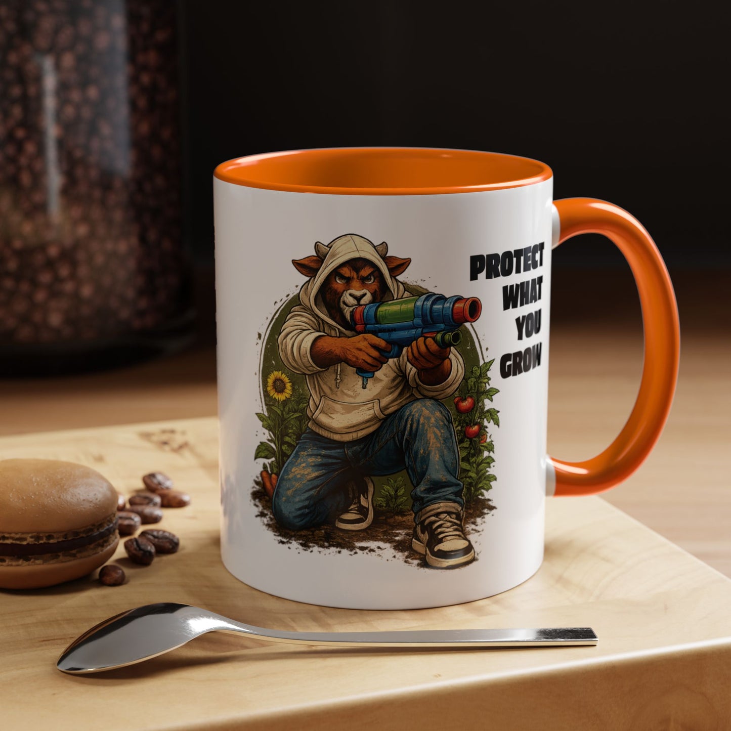 The Goat Protect What You Grow 11 oz Coffee Mug
