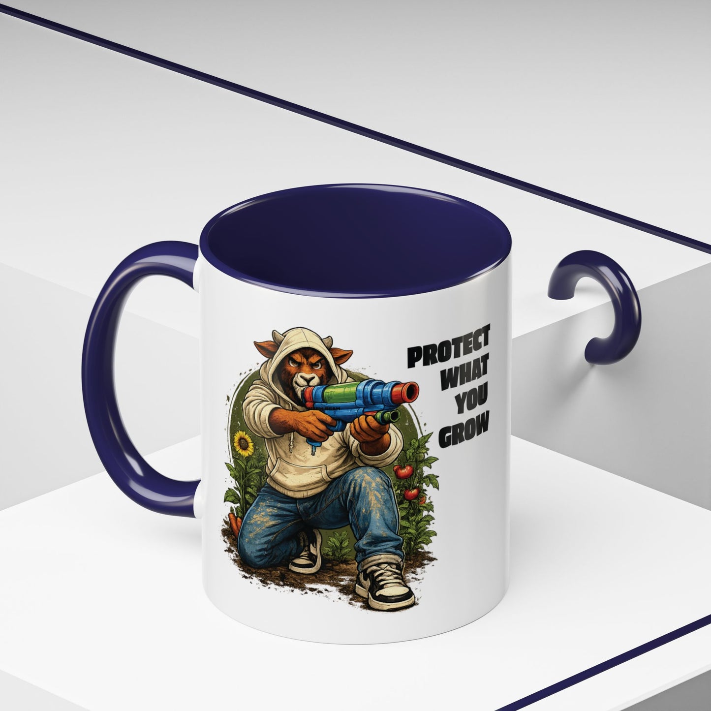The Goat Protect What You Grow 11 oz Coffee Mug