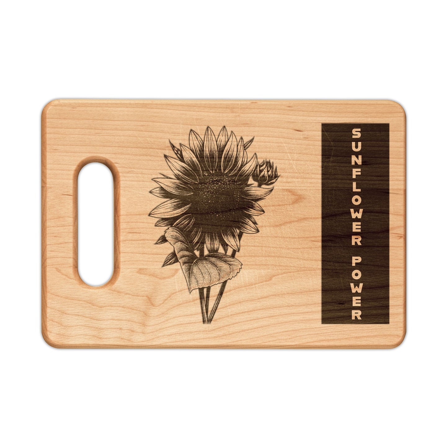 Sunflower Power Wooden Cutting Board