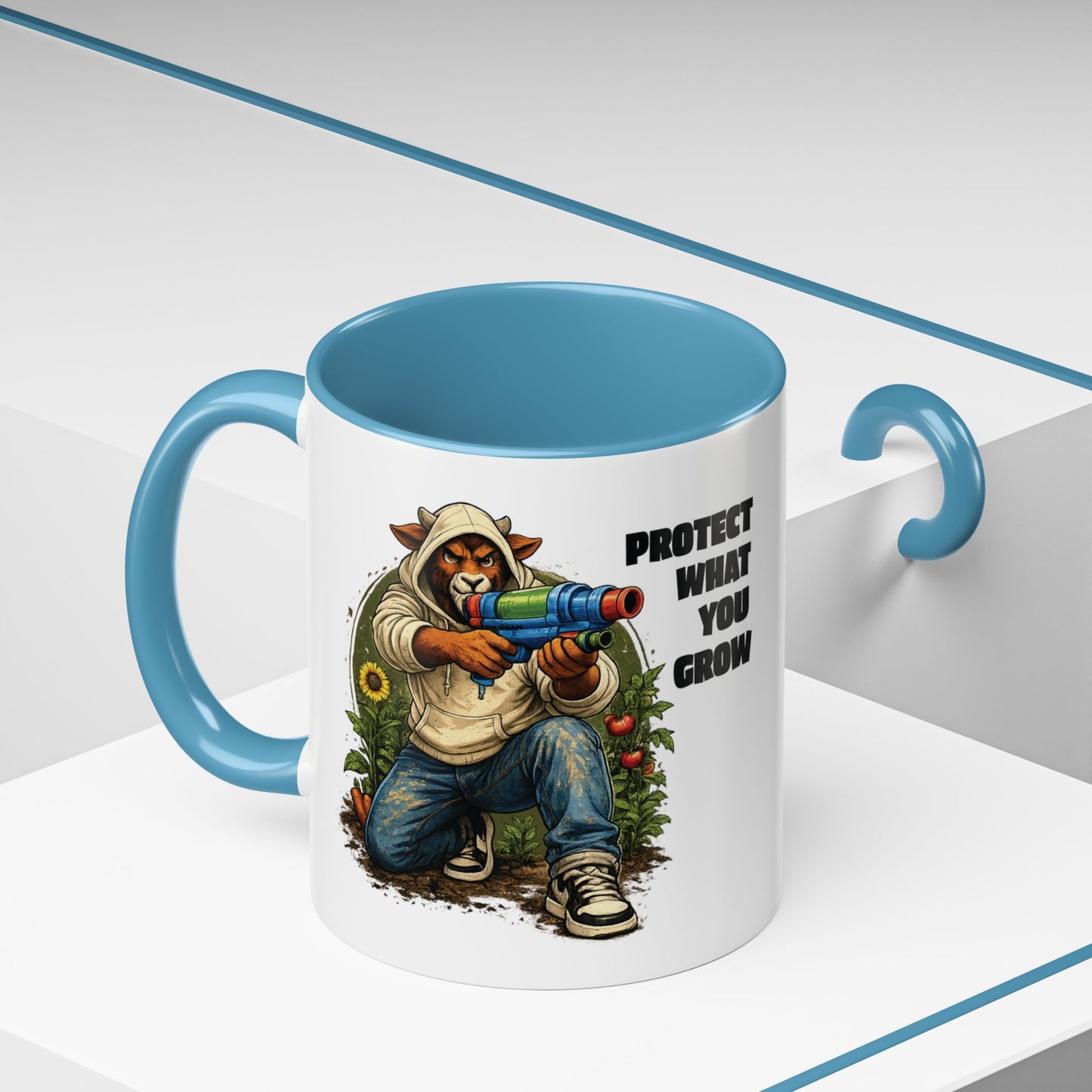 The Goat Protect What You Grow 11 oz Coffee Mug
