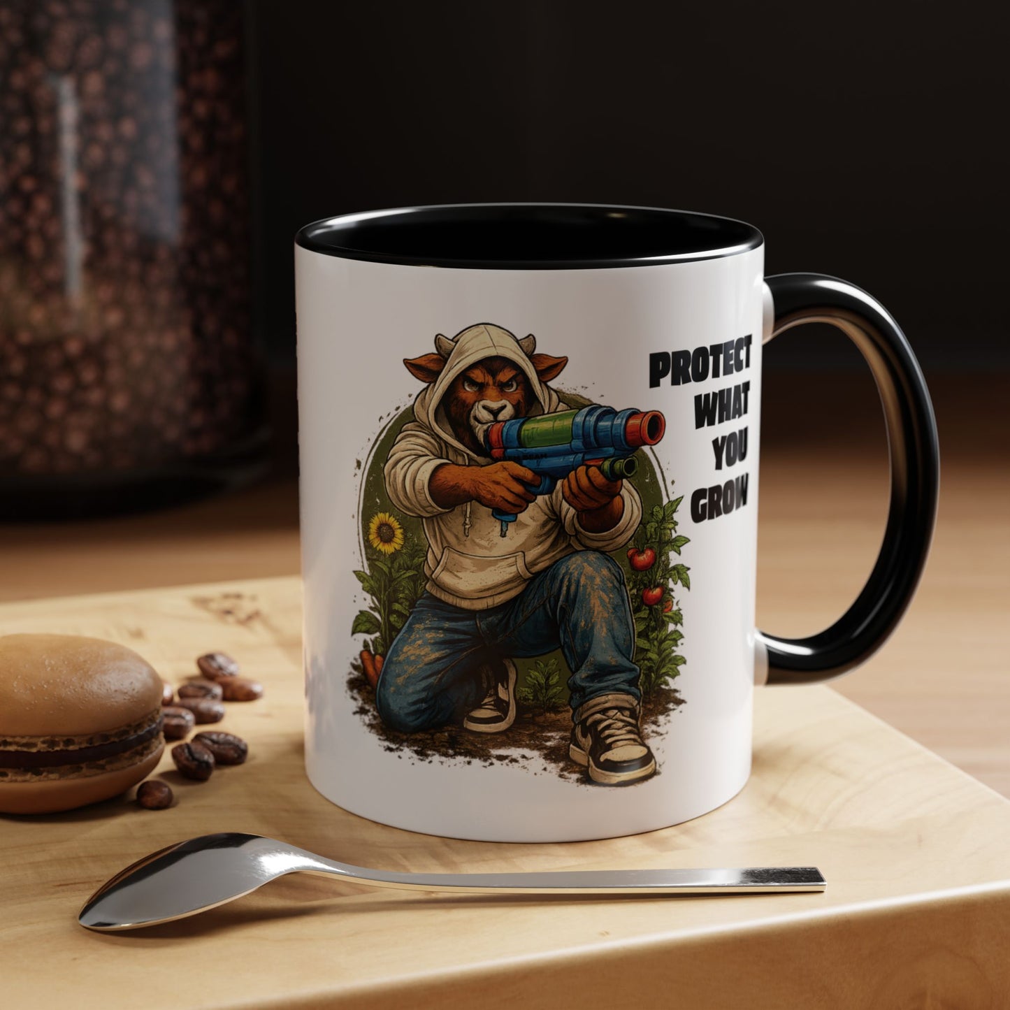The Goat Protect What You Grow 11 oz Coffee Mug