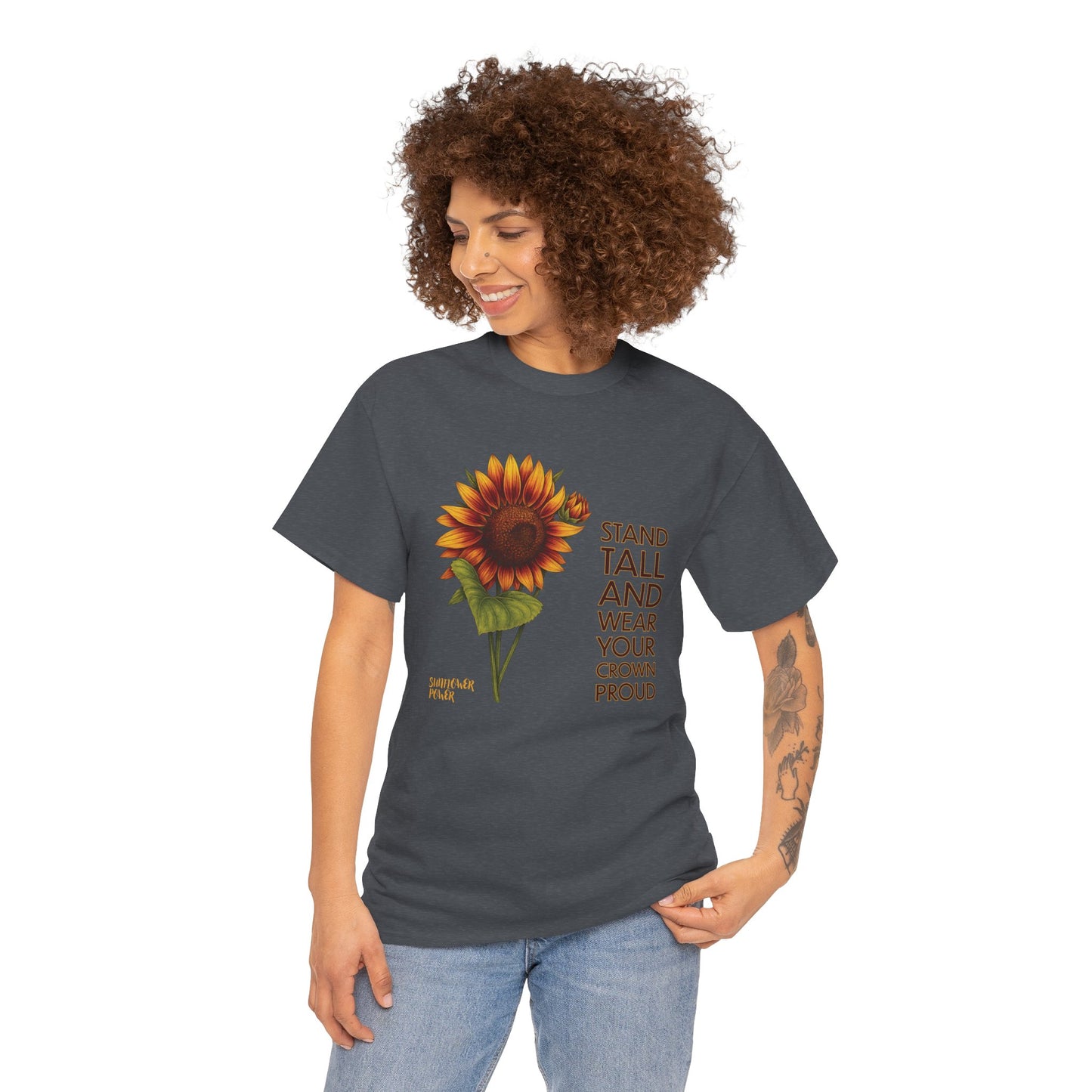 Sunflower Power Tee - Wear Your Crown Proud