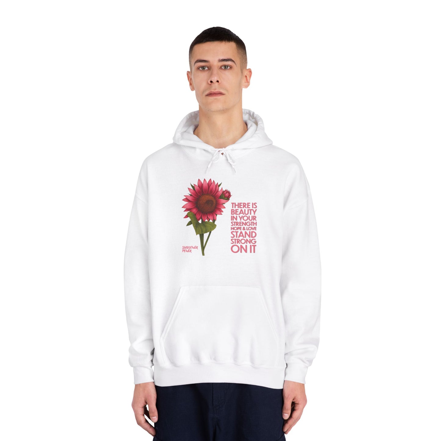 Sunflower Power Hoodie: Stand Strong On It